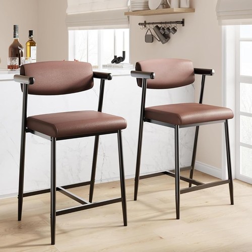 2pcs bar chair upholstered - 2pcs,