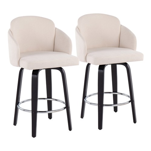 Counter stool set black - counter, 2