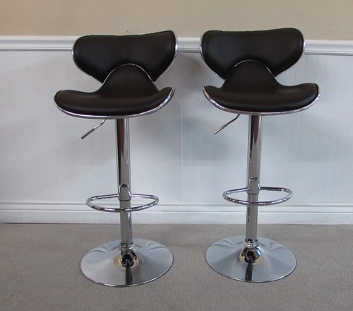 Pair counter stools bar - counter, stools,
